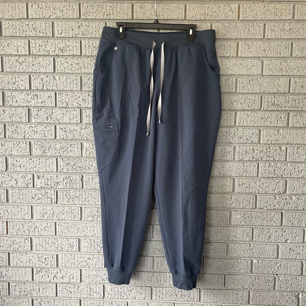 Figs High Waisted Zamora Jogger Scrub Pants Dark Harbour Size XL - Picture 4 of 8